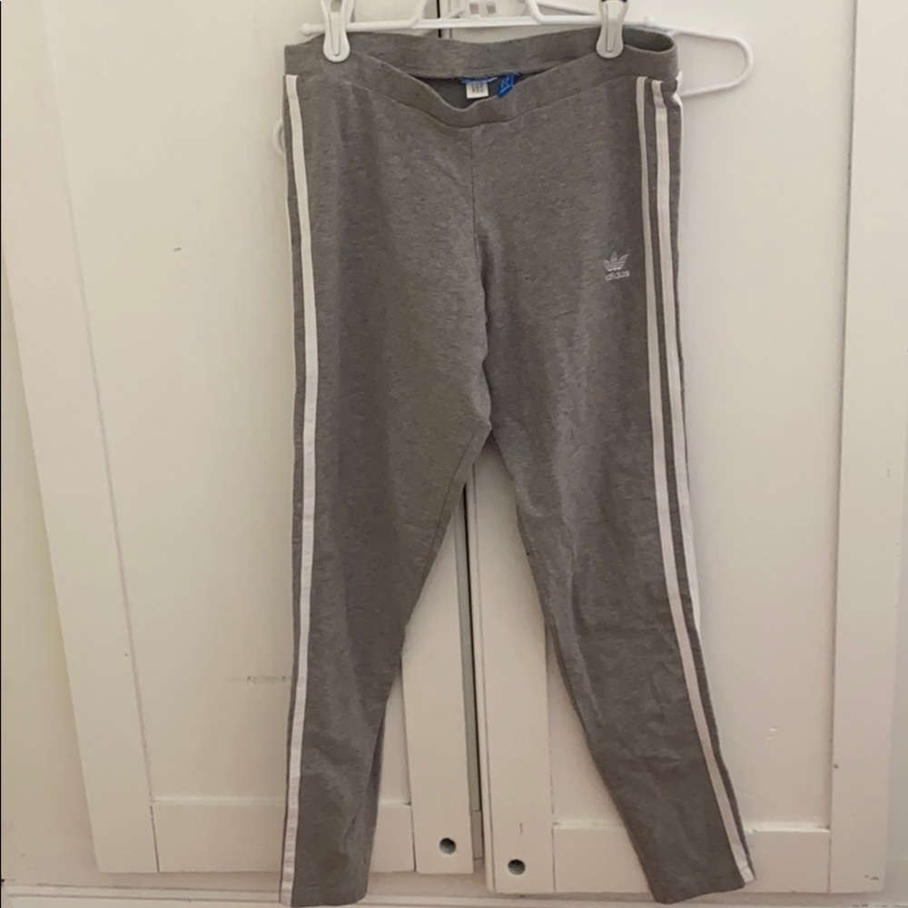Gray adidas leggings